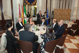 Park Sang-Eung en la cena de inauguración de la X Tribuna España - Corea. Ayuntamiento de Málaga. Octubre de 2015