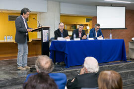Intervención de José Antonio Mesa Toré. Homenaje a Pablo García Baena y Antonio Garrido. Biblioteca General. Octubre de 2018