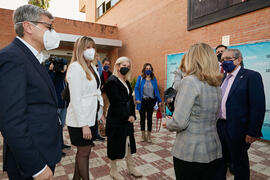 Visita de la Ministra de Economía Nadia Calviño a la Universidad de Málaga. Facultad de Ciencias Económicas y Empresariales. Enero de 2022