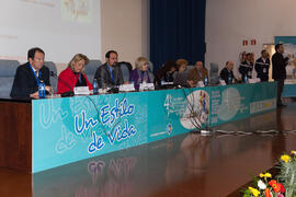 Mesa presidencial. Acto inaugural del 4º Congreso Internacional de Actividad Físico-Deportiva para Mayores. Escuela Técnica Superior de Ingeniería Informática y Telecomunicaciones. Marzo de 2011
