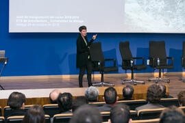 Anna Heringer. Conferencia inaugural del curso 2018-2019 de la Escuela Técnica Superior de Arquitectura de la Universidad de Málaga. Paraninfo. Octubre de 2018