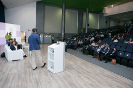 Antonio Jesús Casimiro. Panel de expertos. 7º Congreso Internacional de Actividad Física Deportiva para Mayores. Escuela Técnica Superior de Ingeniería de Telecomunicaciones y de Informática. Noviembre de 2017
