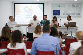 Mesa redonda: «Mesa de ONGs: La arriesgada tarea de la defensa de los derechos Humanos en la frontera». Curso "La inmigración de personas vulnerables". Cursos de Verano de la Universidad de Málaga. Vélez-Málaga. Julio de 2019