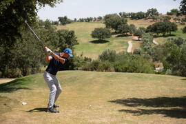 Jugador de la Universidad de Málaga. Campeonato Europeo de Golf Universitario. Antequera. Junio de 2019