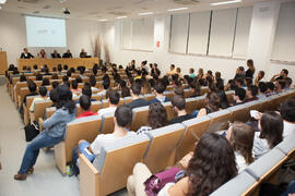 Intervención de Antonio Álvarez Gil. Conferencia inaugural del curso 2015-2016 de la Escuela Técnica Superior de Arquitectura de la Universidad de Málaga. Campus de El Ejido. Octubre de 2015