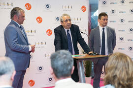 Inauguración de la IV Feria de Empleo de la Universidad de Málaga. Escuela Técnica Superior de Ingenierías Industriales. Mayo 2018