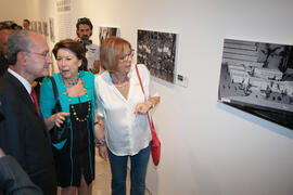 Inauguración de la exposición "Málaga, 50 años de la Facultad de Económicas". Sociedad Económica Amigos del País. Junio de 2015