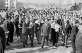 Inauguración de la Facultad de Ciencias Políticas, Económicas y Comerciales, en El Ejido. Diciembre de 1967. Málaga  (España). Reportaje