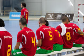 Partido Portugal - China Taipei. Categoría masculina. Campeonato del Mundo Universitario de Balonmano. Antequera. Julio de 2016