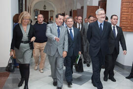 Firma de convenio entre la Universidad de Málaga Y ADIF en apoyo al Proyecto "Andalucía Tech". Antequera, Málaga. Octubre de 2010