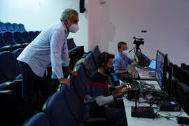 Concierto de Bandas Sonoras de la 30 edición de Fancine de la Universidad de Málaga. Auditorio de la Escuela Técnica de Ingeniería de Telecomunicaciones e Informática. Noviembre de 2020