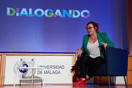 "Dialogando" con Clara Grima. Escuela de Ingenierías Industriales de la Universidad de Málaga. Mayo de 2024