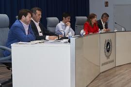 Debate electoral entre los candidatos a Rector de la Universidad de Málaga. Escuela Técnica Superior de Ingeniería Informática y Telecomunicaciones. Noviembre de 2023