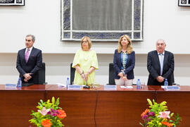 Homenaje a los jubilados y al personal que cumple 25 años de servicio en la UMA. Paraninfo. Mayo 2015