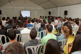 Jornadas de Puertas Abiertas de la Universidad de Málaga. Complejo Polideportivo Universitario. Abril de 2013