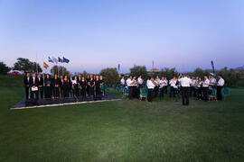 Concierto de la Banda Municipal de Música de Antequera. Inauguración del Campeonato Mundial Universitario de Golf. Antequera Golf. Junio de 2010
