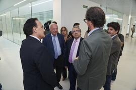 Visita a la nueva facultad de Psicología y Logopedia de la Universidad de Málaga tras su inauguración. Campus de Teatinos. Octubre de 2022