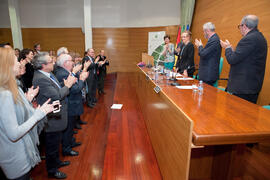 Homenaje a María Victoria Atencia. Edificio del Rectorado. Diciembre de 2014