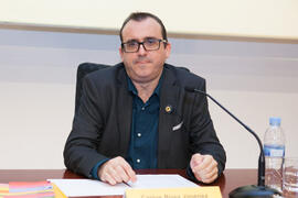 Carlos Rosa Jiménez. Entrega de premios. V Foro Arquia/Próxima 2016: Futuro Imperfecto. Paraninfo. Octubre de 2016