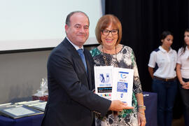 Entrega de distinciones en la gala del deporte de la Universidad de Málaga. Mayo de 2014