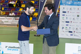 Premio al Juego Limpio para Israel en masculino. Acto de clausura y entrega de medallas. 14º Campeonato del Mundo Universitario de Fútbol Sala 2014 (FUTSAL). Antequera. Julio de 2014