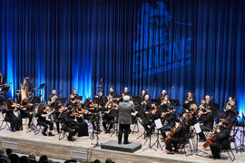 Concierto de Bandas Sonoras de la 31 edición de Fancine de la Universidad de Málaga. Auditorio de la Escuela Técnica de Ingeniería de Telecomunicaciones e Informática. Noviembre de 2021