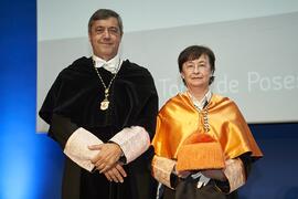 Toma de posesión de Rosario Gómez García como nueva Gerente de la Universidad de Málaga. Paraninfo. Marzo de 2024