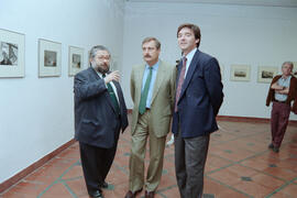 Inauguración de la exposición "Las Fuentes de la Memoria II". Palacio de Buenavista, Málaga. Mayo de 1994