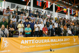 Ceremonia de inauguración. Campeonato Europeo Universitario de Balonmano. Antequera. Julio de 2017