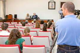 Visita oficial del Ministro Ángel Gabilondo a la Universidad de Málaga. Julio de 2009