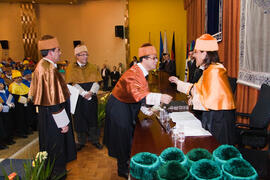 Investidura de nuevos doctores por la Universidad de Málaga. Paraninfo. Diciembre de 2009