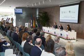 Intervención de María Isabel Hombrados. Inauguración la nueva Facultad de Psicología y Logopedia de la Universidad de Málaga. Campus de Teatinos. Octubre de 2022