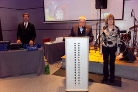 Acto en la cena del 3º Congreso Internacional de Actividad Físico-Deportiva para Mayores de la Universidad de Málaga. Hotel Barceló Málaga. Marzo de 2009