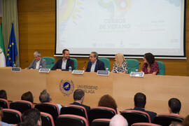 Acto de clausura. Cursos de Verano de la Universidad de Málaga. Málaga. Julio de 2019