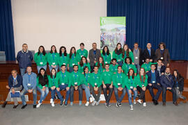 Organizadores y voluntariado. 6º Congreso Internacional de Actividad Física Deportiva para Mayores. Escuela Técnica Superior de Ingeniería de Telecomunicaciones y de Informática. Marzo de 2015