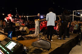 Concierto de Free Soul Band. Festival solidario en los Baños del Carmen. Cursos de Verano de la Universidad de Málaga. Málaga. Julio de 2019