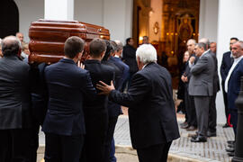 Entierro de Eugenio Chicano. Cementerio de Vélez-Málaga. Noviembre de 2019