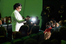 José Corbacho en la gala de inauguración de la 31ª edición de Fancine de la Universidad de Málaga. Cine Albéniz. Noviembre de 2021