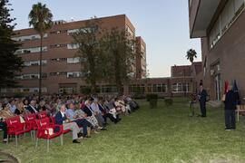 Intervención de José Emilio Villena. Homenaje al personal jubilado de la Facultad de Ciencias Económicas y Empresariales. Campus de El Ejido. Septiembre de 2022
