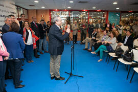 Inauguración de las Jornadas de Puertas Abiertas de la Universidad de Málaga. Complejo Polideportivo Universitario. Abril de 2016