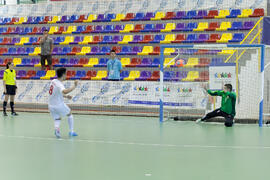 Partido Irán contra Bielorrusia. 14º Campeonato del Mundo Universitario de Fútbol Sala 2014 (FUTSAL). Antequera. Julio de 2014