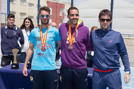 Entrega de medallas. Campeonato de España Universitario de Pádel. Antequera. Abril de 2017