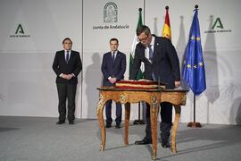 Toma de posesión de D. Teodomiro López Navarrete como Rector de la Universidad de Málaga. Palacio de San Telmo, Sevilla. Febrero de 2024