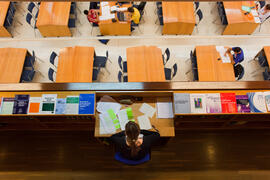 Biblioteca de Ciencias de la Educación y Psicología "José Manuel Esteve". Campus de Teatinos. Octubre de 2012
