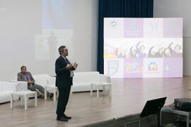 Alfonso J. Cruz. Conferencia inaugural. 7º Congreso Internacional de Actividad Física Deportiva para Mayores. Escuela Técnica Superior de Ingeniería de Telecomunicaciones y de Informática. Noviembre de 2017