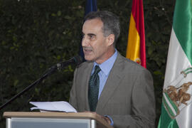 Cena de gala con motivo al homenaje para los jubilados y personal que cumple 25 años de servicio en la Universidad de Málaga. Jardín Botánico. Junio de 2010
