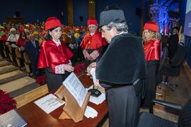 Investidura de Emilia Casas Baamonde como Doctora "Honoris Causa" por la Facultad de Derecho de la Universidad de Málaga. Paraninfo. Noviembre de 2022