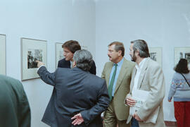 Inauguración de la exposición "Las Fuentes de la Memoria II". Palacio de Buenavista, Málaga. Mayo de 1994