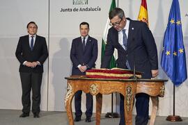 Toma de posesión de D. Teodomiro López Navarrete como Rector de la Universidad de Málaga. Palacio de San Telmo, Sevilla. Febrero de 2024