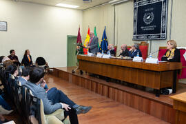 Intervención de José Sánchez Maldonado en su nombramiento como Alumno de Honor de la Facultad de Ciencias Económicas y Empresariales. Facultad de Ciencias Económicas y Empresariales. Diciembre de 2019